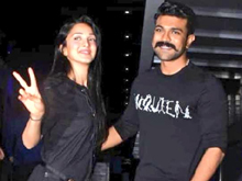 Ram Charan and Kiara Advani snapped in Mumbai Photos